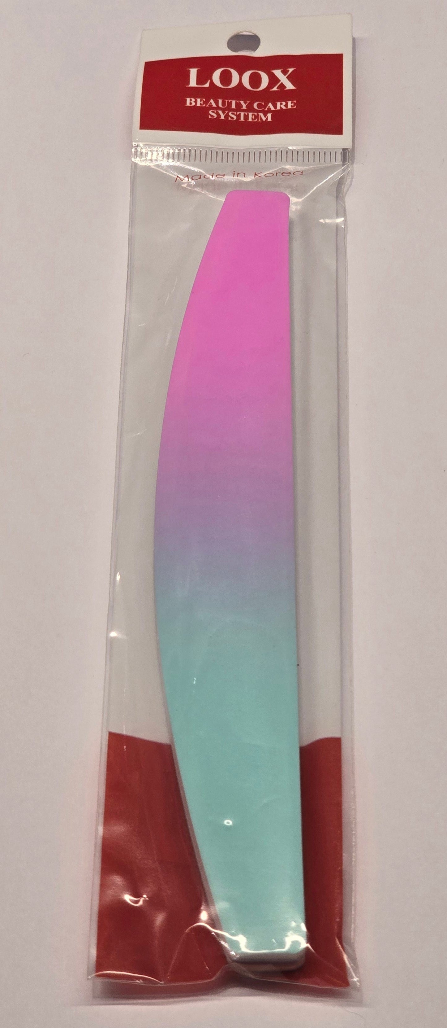 Loox ,Buffer Lustruitor Rapid Pentru Unghii in Forma De Semiluna de 7"