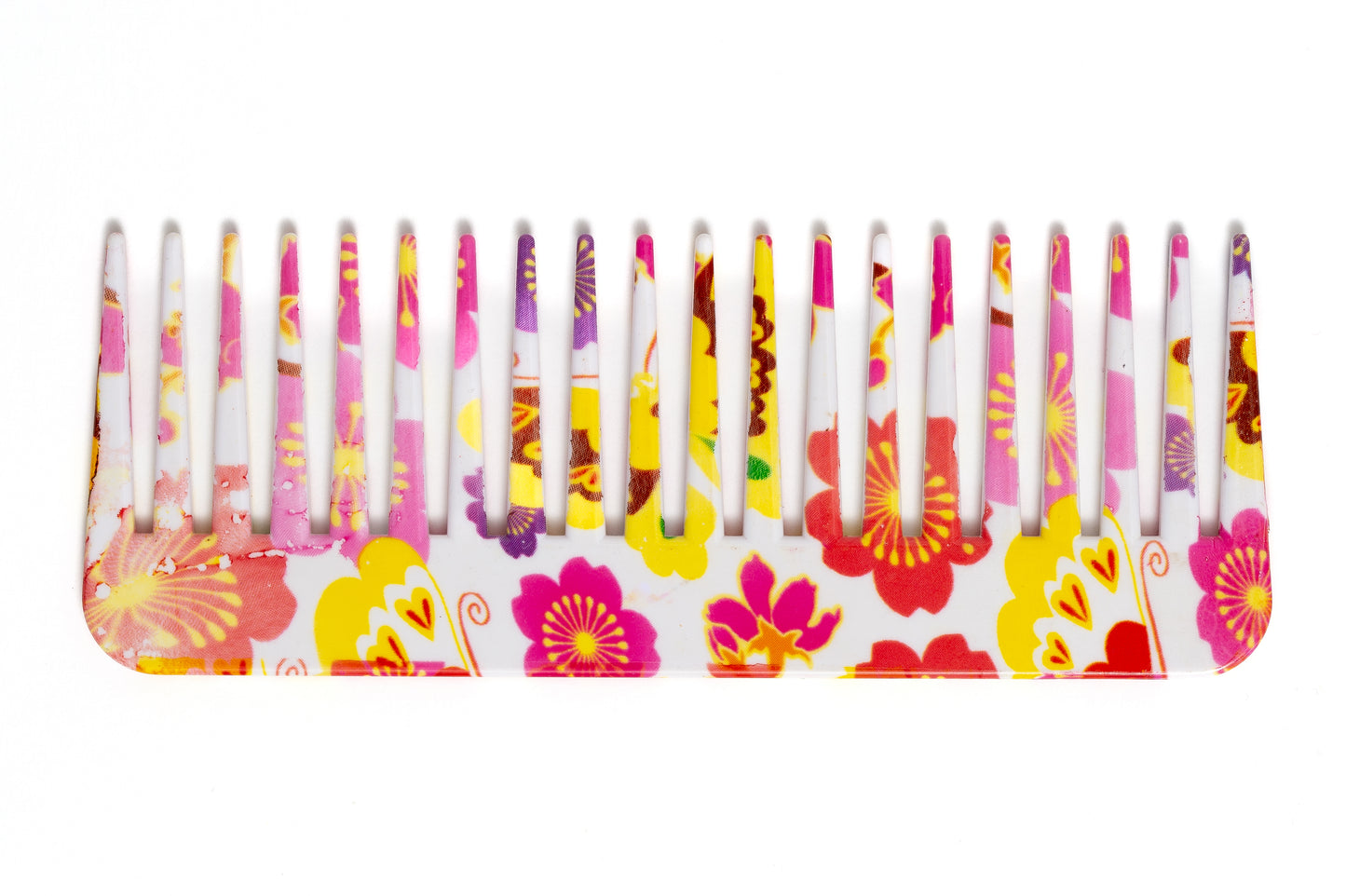 24K Pieptane Cu Dinti Lati Pentru Descurcare Portocaliu Cu Desing