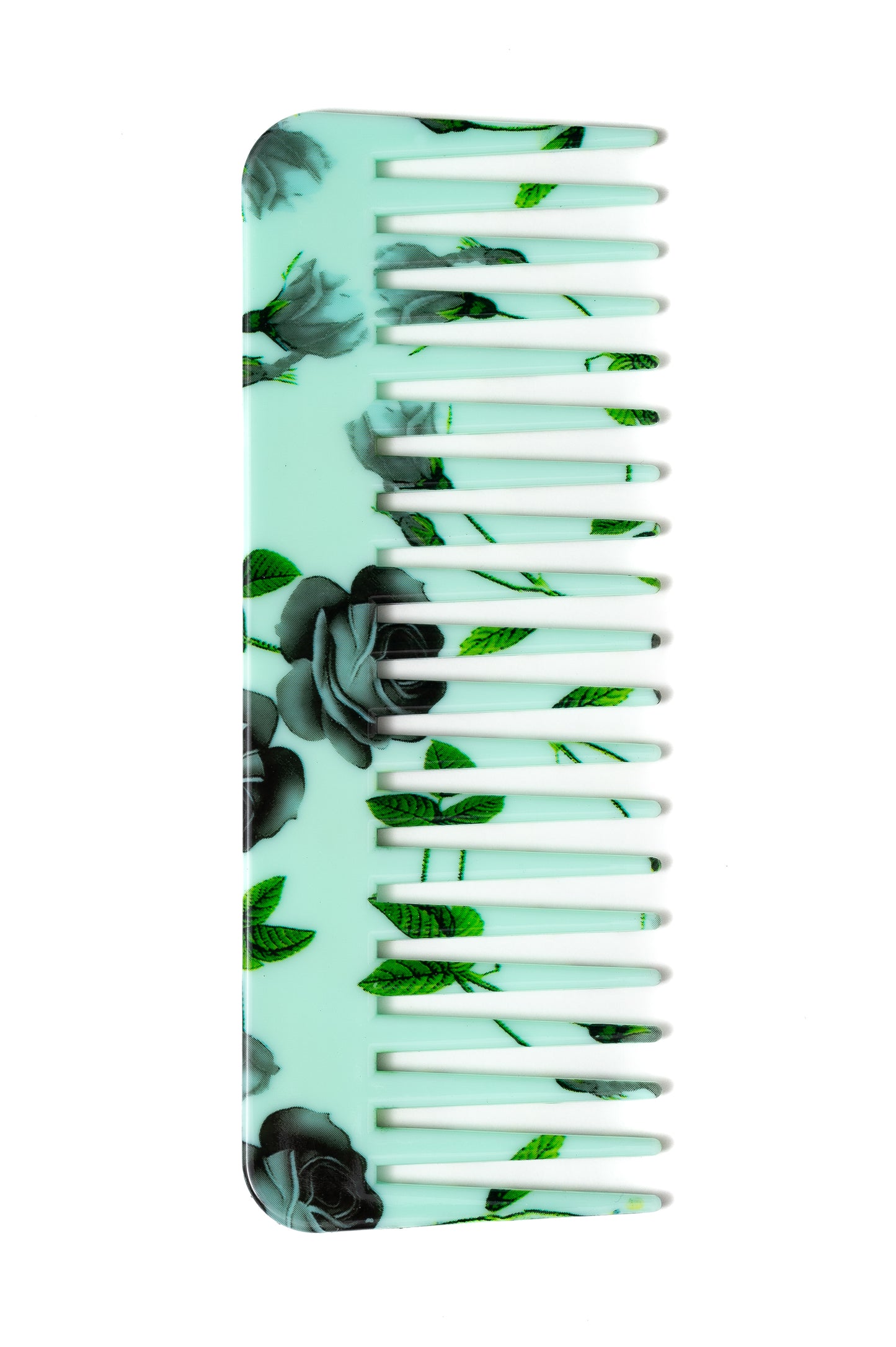 24K Pieptane Cu Dinti Lati Pentru Descurcare Verde Mint Cu Desing