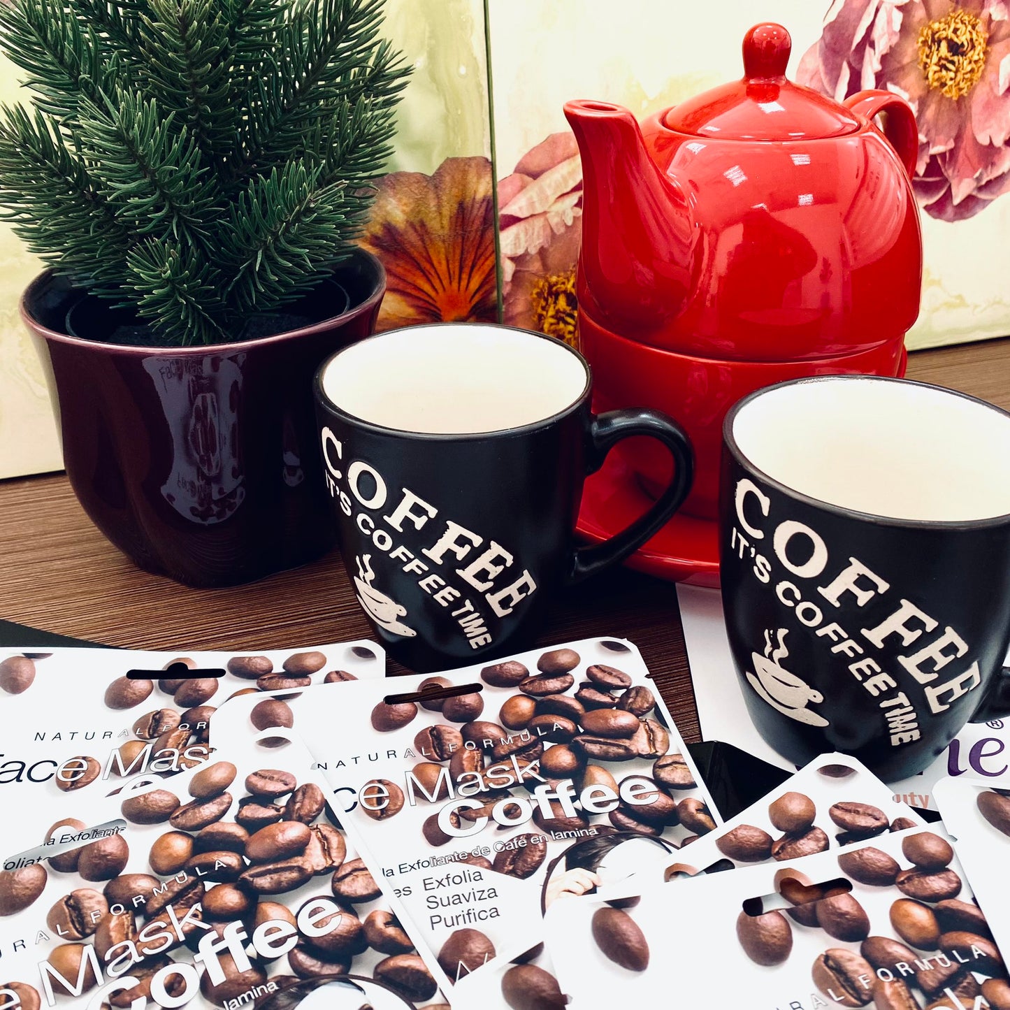 MASCA CU CAFEA - Revitalizare & Fermitate - ANTI-IMBATRANIRE