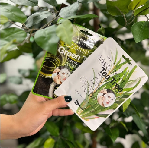 MASCA CU CEAI VERDE - Detox & Anti-Sebum