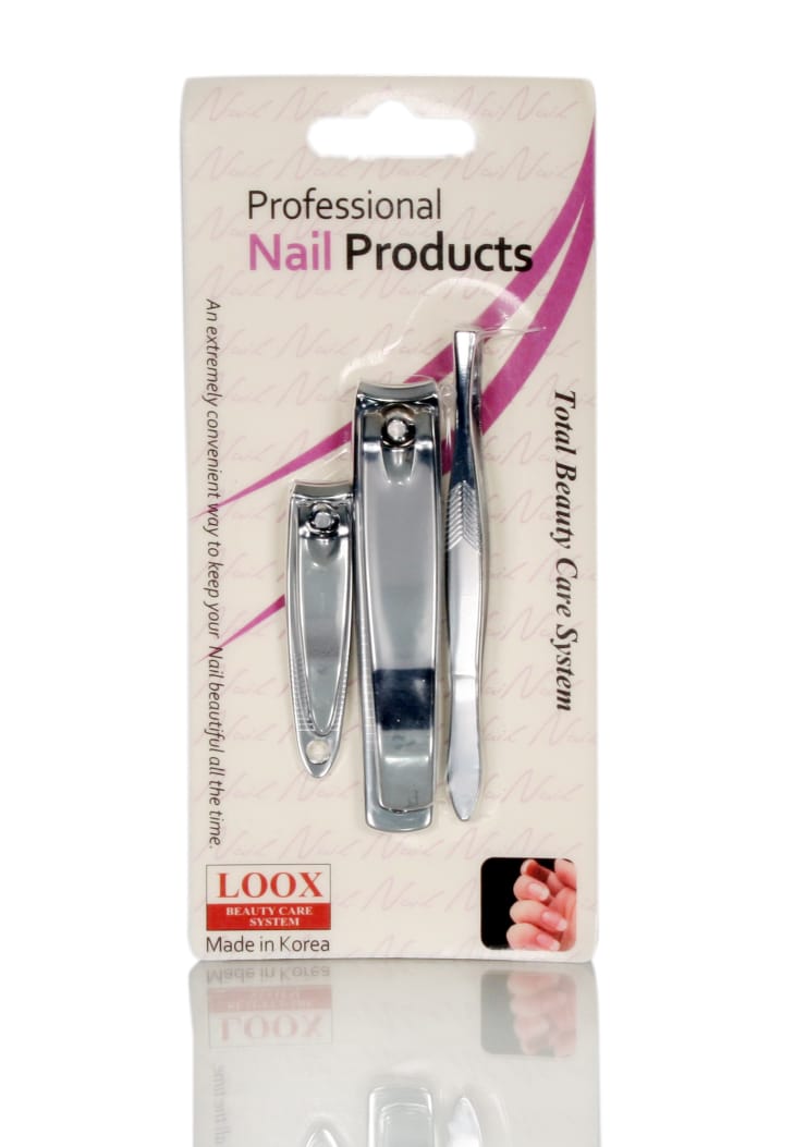 Loox Trio Set De Ingrijire Personala Pentru Pedicure - Argintiu