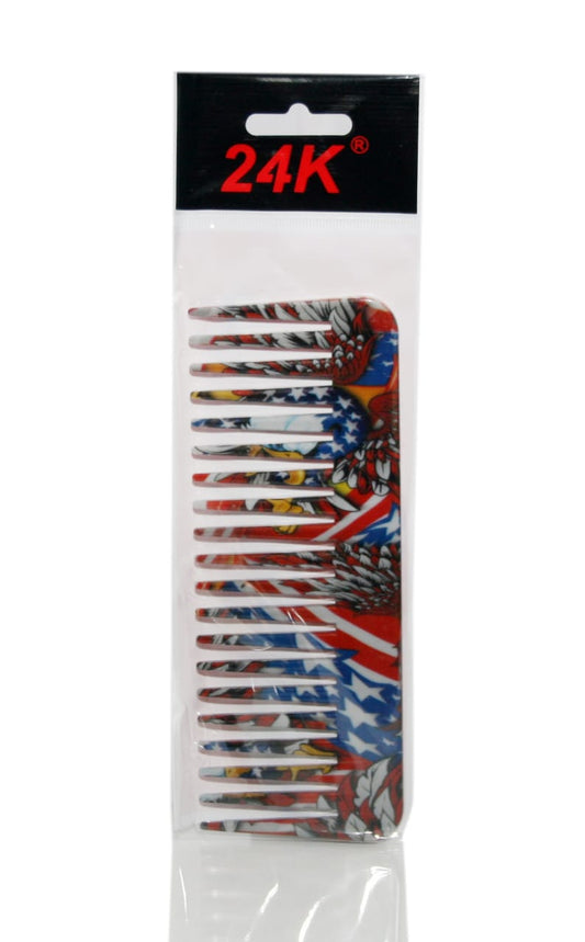 24K Pieptane Cu Dinti Lati Pentru Descurcare USA Flag Desing