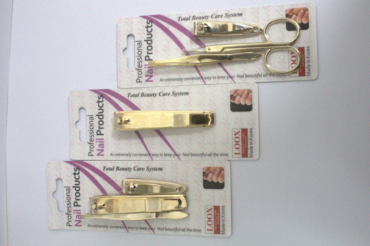 Loox Trioul Esential Set De Ingrijire Personala Pentru Manichiura - Auriu