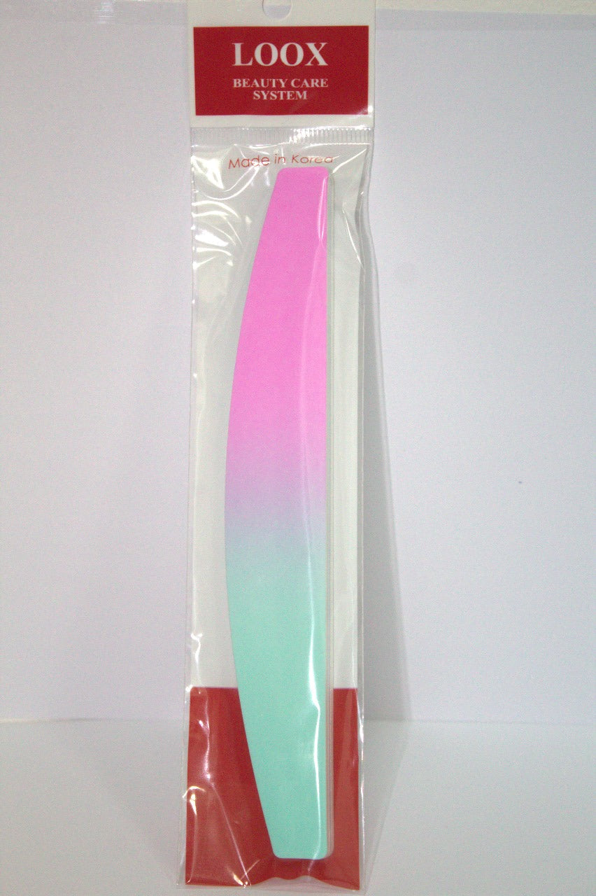 Loox ,Buffer Lustruitor Rapid Pentru Unghii in Forma De Semiluna de 7"