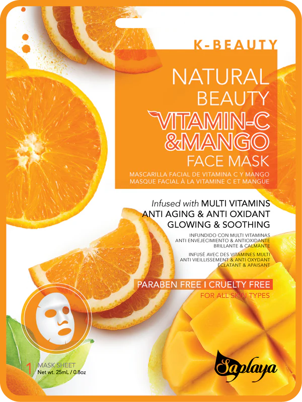 MASCA CU VITAMINA C & MANGO - Glow Puternic & Revitalizare