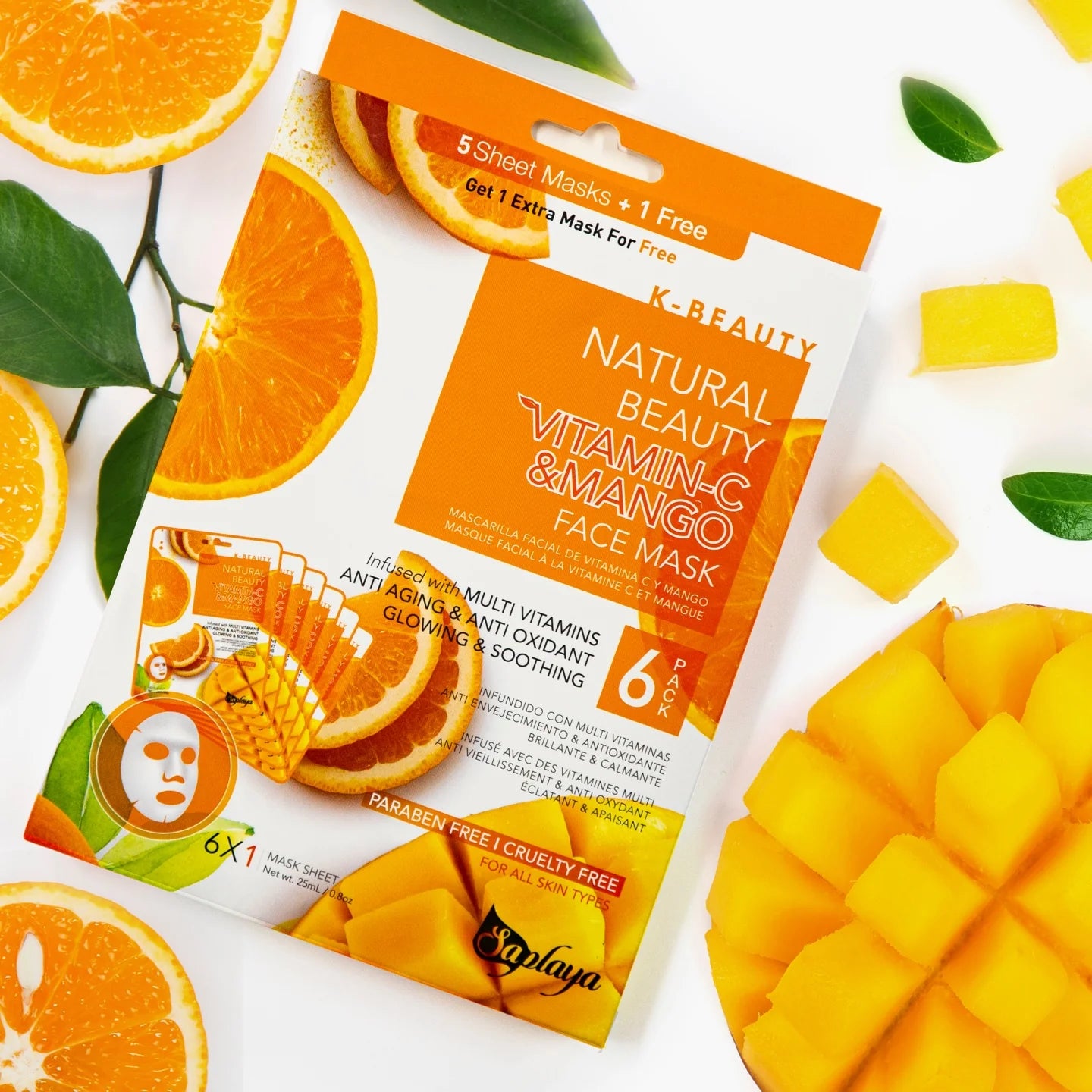 MASCA CU VITAMINA C & MANGO - Glow Puternic & Revitalizare
