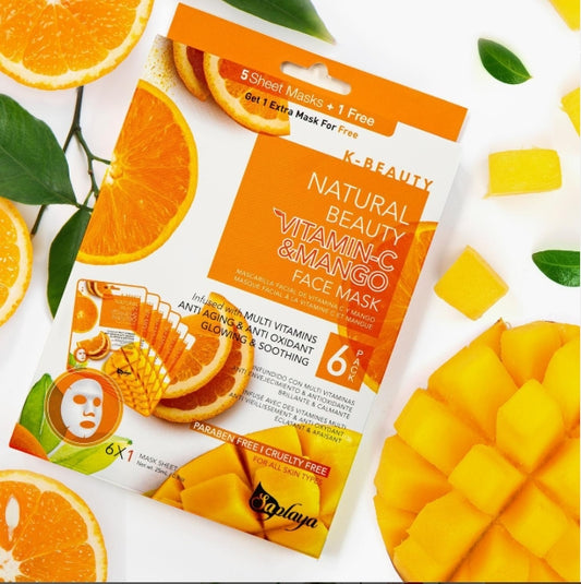 MASCA CU VITAMINA C & MANGO - Glow Puternic & Revitalizare