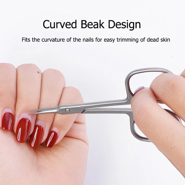 Forfecuta De Cuticule Loox , Turnata Sub Presiune - Argintie