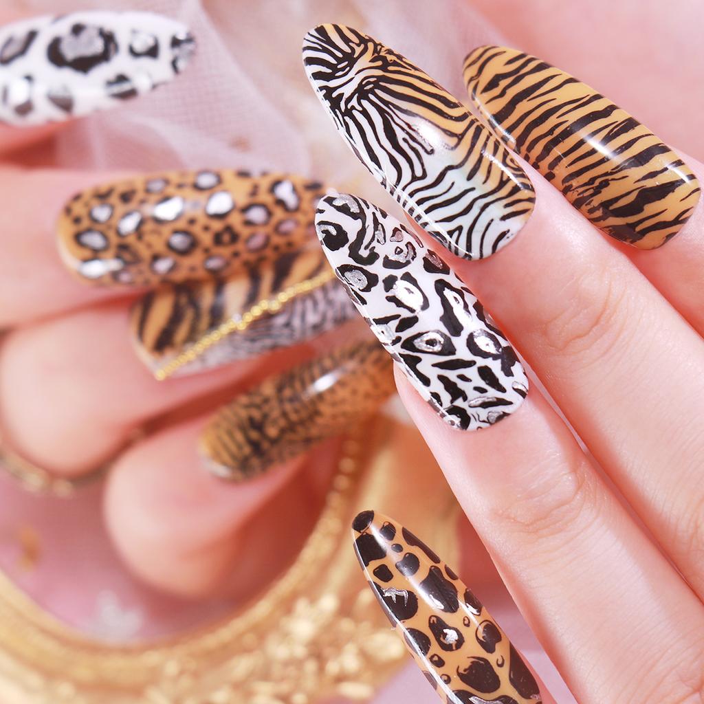 Pile De Unghii Loox Desing Leopard & Zebra