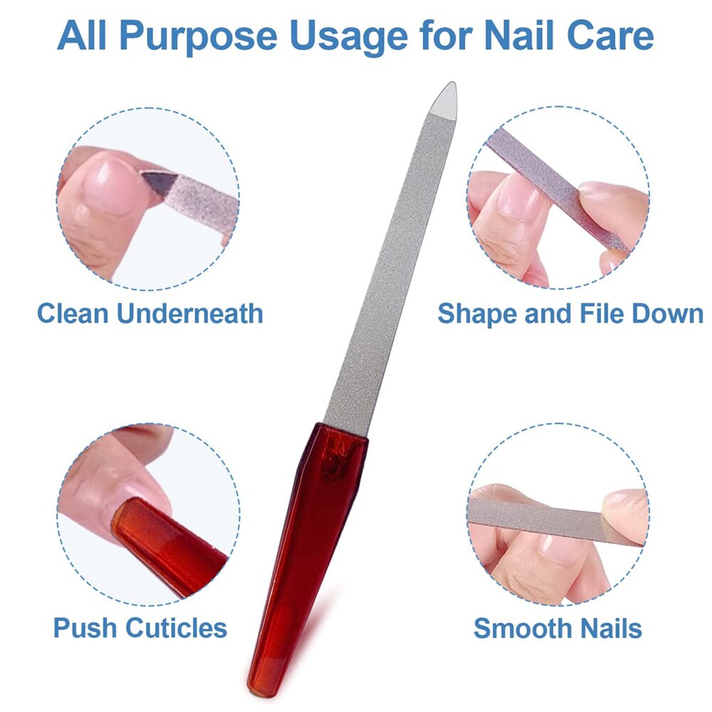 Pila De Unghii Loox Cu Safir De 6" - Maro